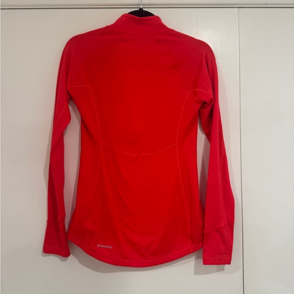 Reebok Speedwick Quarter Zip Running Top | Pink | Size Small - Picture 3 of 5